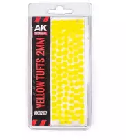 AK Interactive geltoni fantazijos žolės kuokšteliai 2mm AK8267
