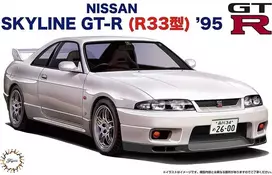 Nissan Skyline GT-R R33 1995 1/24 Fujimi surenkamas modelis