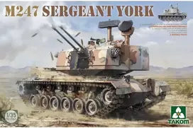 Takom M247 Sergeant York 1/35 plastikinis karinis surenkamas modelis