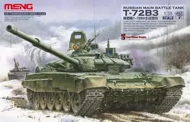 Meng Model T-72B3 rusų pagrindinis mūšio tankas 1/35 Meng plastikinis modelis