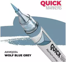 AK Interactive Wolf Mėlyna Pilkas žymeklis miniatiūroms QUICK MARKER