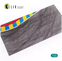 Kelik Le Mano 24 val. posūkio asfalto kelias, akrilo pagrindas 1/24