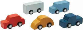 PlanToys medinių mašinėlių rinkinys (PT6286)