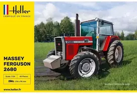 Heller Massey Ferguson 2680 traktoriaus plastikinis rinkinys 1:24