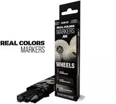 AK Interactive Wheels RC akrilinių žymeklių rinkinys modeliams RCM102
