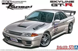 Aoshima Nissan Skyline GT-R R32 HKS Kansai 1/24 surinkimo rinkinys