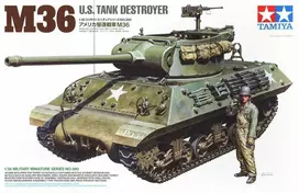 Tamiya amerikiečių tanko naikintojas M36, plastikinis 1/35