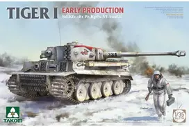 Takom Tiger I ankstyvos gamybos tanko modelis 1/35