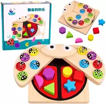 Dėlionė Lean Toys Boružėlės rūšiavimo žaidimas