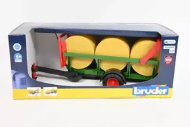 Bruder Ata BRUDER Maža priekaba 1o+3 šiaudų ryšuliai 02204