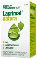 Tzmo „Lacrimal Natura“ lašai sudirgusioms akims, 10 ml
