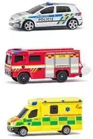 MAISTO DIE CAST skubios pagalbos transporto priemonės 1/64 112 AUTOMOBILIAI, 12456