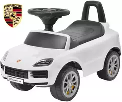 Milly Mally Porsche Cayenne S baltas ride-on car