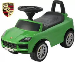 Milly Mally Porsche Cayenne S žalias ride-on car