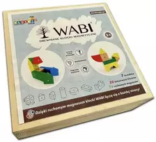 WABI medinės magnetinės kaladėlės 20 vnt.