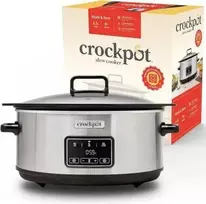 Crock Pot Crock-Puodas CSC112X 6.5-litre slow cooker (sidabrinis)