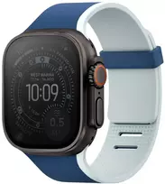 UNIQ laikrodžio apyrankė „Revix IV Premium Apple Watch 49/46/45/44mm Edition“ dvipusė magnetinė tamsiai mėlyna