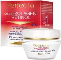 Perfecta Daugiasluoksnis kolageno ir retinolio drėkinamasis dieninis ir naktinis kremas 40+ 50ml