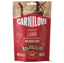 CARNILOVE Crunchy Snack Lamb enriched with Blackberries skanėstai katėms 50 g, 50 g
