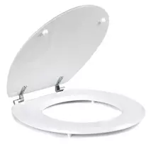 Beldray LA032355WFPEU7 medinė klozeto sėdynė, Baltas