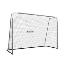 Hudora: RoCo Lite metaliniai futbolo vartai, 240 cm – pilki