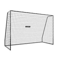 Hudora: TecTo metalinės futbolo vartai, 300 cm – juodi