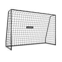 Hudora: TecTo metalinės futbolo vartai, 240 cm – juodi