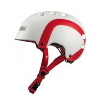 Šalmas HEBO Casco Bici Wheelie // dydis: 59-62 cm (balta/raudona)