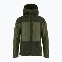 Vyriška striukė nuo vėjo Fjällräven Keb deep forest/laurel green