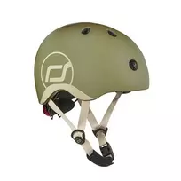 „Scoot & Ride“ šalmas XXS–S, skirtas 1–5 metų vaikams, alyvuogių spalvos