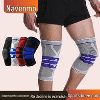 Non-Slip Anti-Collision Knee Sleeves for Running, Hiking, Basketball, and Cycling - Men & Women XL raudona juoda spalva