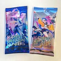 Kpop demonų medžiotojai Kolekcionuojama kortelė Lazerinė kortelė, kortelės dėklas kolekcionuojama kortelė staigmena dėžutė 5 packs-25 cards