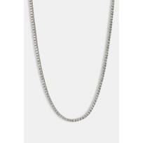 Mikro Teniso grandinėlė baltame gold 3mm Dovana vyrams 45 cm