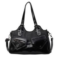 Fashionable Women's Bag Combined with A Leather Retro Crossbody Bag with Texture Blending and Luxury Lightweight Handbag juoda