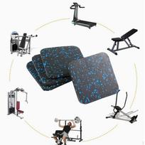 Treadmill Mat Anti Vibration Pad Exercise Equipment Floor Protection for Home 4pcs