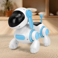 Robot Electronic Dog Robot Dog Stunt Walking Dancing Toy Intelligent Touch Remote Control Electric Pet for Children's Toys dog  blue