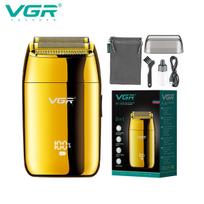 New VGR Shaver Electric Shaver Beard Trimmer Beard Shaver Professional Electric Razor Men Beard Cutting Machine Rechargeable Home Razor Shaver V-399