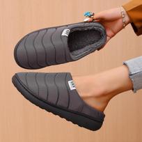 Unisex Memory Foam Waterproof Slip-On Indoor Slippers Cozy Soft Sole Shoes 38 žalia
