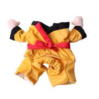 Taekwondo Player Dog Costume Funny Kung Fu Pet Apparel with Arm Cat Cosplay Costume for Dogs And Cats Party Attire Photo Prop S