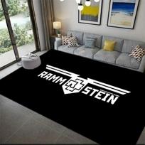 1Pc Rammstein theme Printed rectangle carpet, home door mat, outdoor travel protection carpet A7 40x60cm( 15x23in )