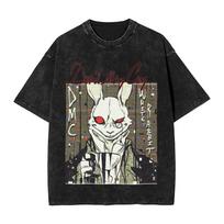 Dante Game DMC Devil May Cry T Shirts Manga Graphic Washed Streetwear TShirts Short Sleeve Tee Shirt for Men Women Clothing S