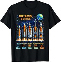 Artemis II 2026 Rocket Launch Mission to The Moon Artemis 2 T-Shirt 3XL