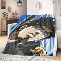 JOJO anime Flannel Blanket Warm,Comfortable,Suitable for Bedrooms,Sofas,Beds,Chairs,Picnics,Travel 75x90cm