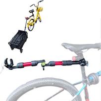 Trailer Bike Hitch Connector For Portable Folding Wagon Collapsible Steel Garden Cart Wagons Bicycle Trailer For Grocery Sports