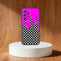 checkerboard chess board Phone Case For Samsung S25,S24,S21,S22,S23,S30,Ultra,S20,Plus,Fe,Note,10,9,5G Black Cover Samsung S24