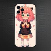 Anime S-Spy x Family Phone Case For iPhone 16,15,14,13,12,11 Plus,Pro Max,XS,X,XR,SE Soft Silicone Black Cover iPhone11