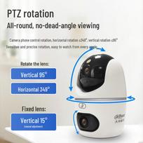 Dahua DH-H10B-E2 10MP Dual-Lens PTZ Wi-Fi Security Camera CN plug (adapter included)