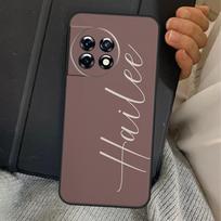 Custom Personalized Initial Monogram Case For OnePlus 11 10 9 8 Ace Pro 11R 9RT 10T 8T OnePlus Nord N20 N10 2T CE 2 Lite Cover OnePlus Ace Pro