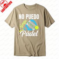 No Puedo Tengo Padel Tennis Tee Racket and Ball Design TShirt Summer Sport Casual Outdoors Breathable Fashion Tops Ropa Mujer 4XL