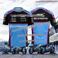 2026 CFmoto Aspar Racing Team Gerbėjo Marškinėliai Trumpomis Rankovėmis Motociklininkų Sportiniai Laisvalaikio Mados Patogūs Kasdieniniai Marškinėliai Vyrams Ir Moterims L